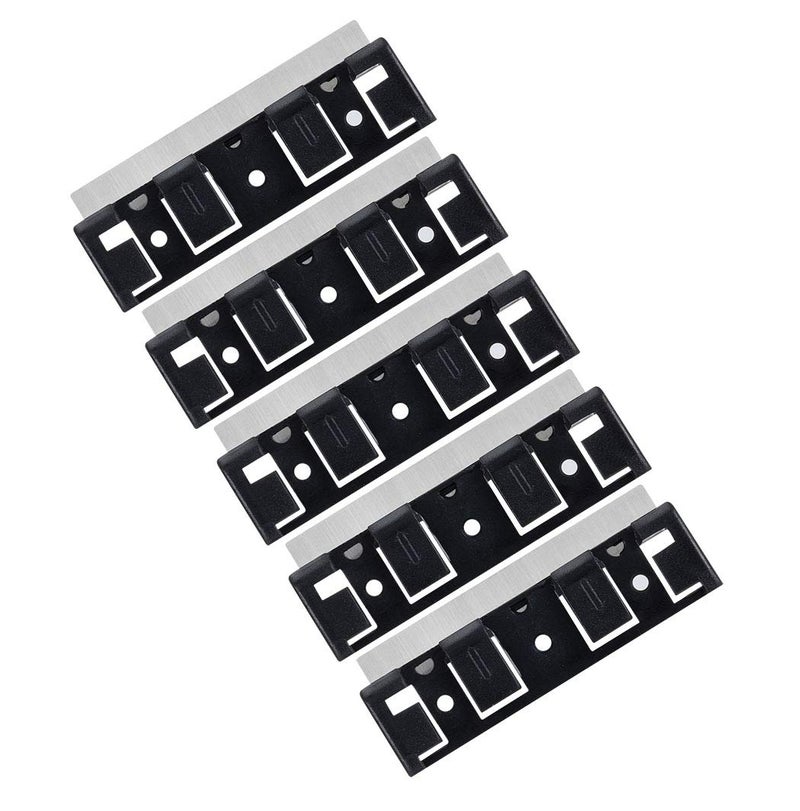 hygger Stainless Steel Replacement Magnetic Scraper Blades Razor for HG-815 Cleaner 5-Pack (Medium) - Image 1